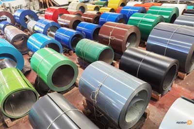 گالوانیزه رنگی مبارکه